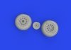 Eduard 672366 P-51D wheels diamond tread EDUARD 1/72